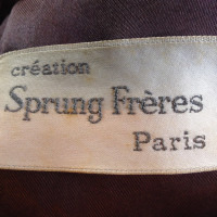 Sprung Frères Paris Manteau de fourrure brun