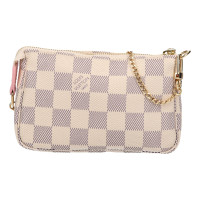 Louis Vuitton "Mini Pochette Accessories Damier Azur Canvas"