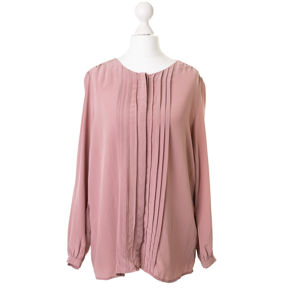 Filippa K Silk blouse in pink