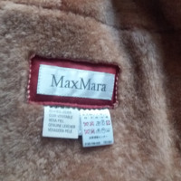 Max Mara Lederen jas in rood