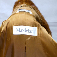Max Mara Mantel mit Pelz