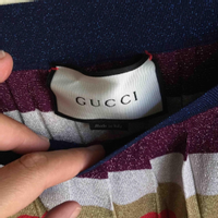 Gucci skirt with stripe pattern
