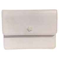 Chanel clutch with camellia flower