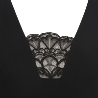 Alexander McQueen Black dress with lace insert