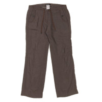 Marc Cain Trousers Linen in Taupe