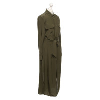 Ralph Lauren Kleid aus Seide in Khaki