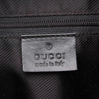 Gucci Boston Bag in Tela in Marrone
