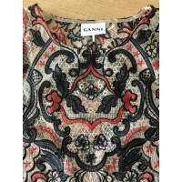 Ganni top with pattern