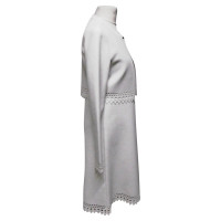 Alaïa Kleid aus Viskose in Weiß