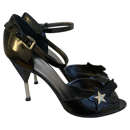 Marc By Marc Jacobs Sandals Patent leather in Black