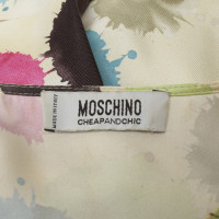 Moschino Cheap And Chic zijden jurk in Multicolor