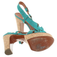 Lanvin Sandals in turquoise
