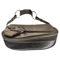 Lancel Saddle Bag with decorative buckle