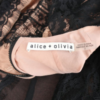 Alice + Olivia Kleid mit Spitze