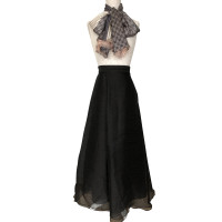 Dorothee Schumacher Skirt Silk in Black
