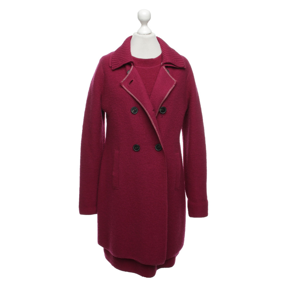 Strenesse Suit Wool in Fuchsia