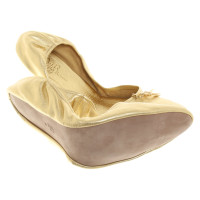 H&M (Designers Collection For H&M) Ballerinas in Goldfarben