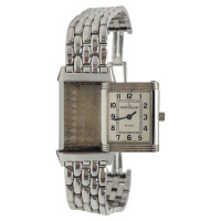 Jaeger Le Coultre Reverso aus Stahl in Silbern