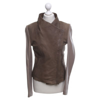 Drykorn Leather jacket in brown