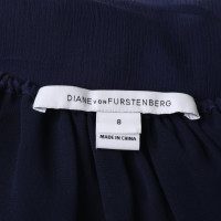 Diane Von Furstenberg Silk top in blue