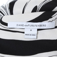 Diane Von Furstenberg Kleid "Reina" in Schwarz/Weiß