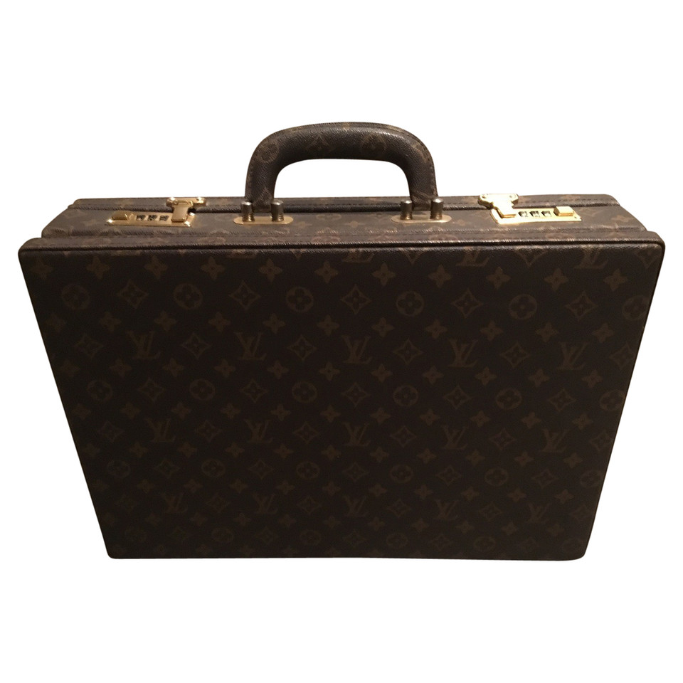Louis Vuitton Attaché Case Leather in Brown