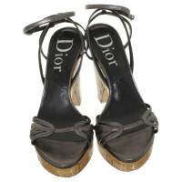 Christian Dior Sandaletten mit Kork