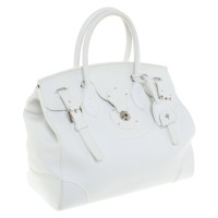 Ralph Lauren Handbag Leather in White