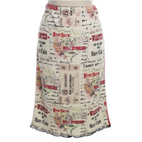 Marc Cain Pencil skirt with print