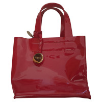 Furla Handbag Patent leather in Red