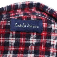 Zadig & Voltaire Bluse mit Karo-Muster