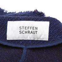 Steffen Schraut Jas/Mantel in Blauw