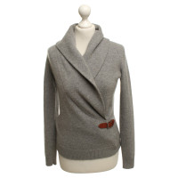 Ralph Lauren pull en tricot en gris clair