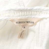 Rebecca Taylor Top en Coton en Blanc