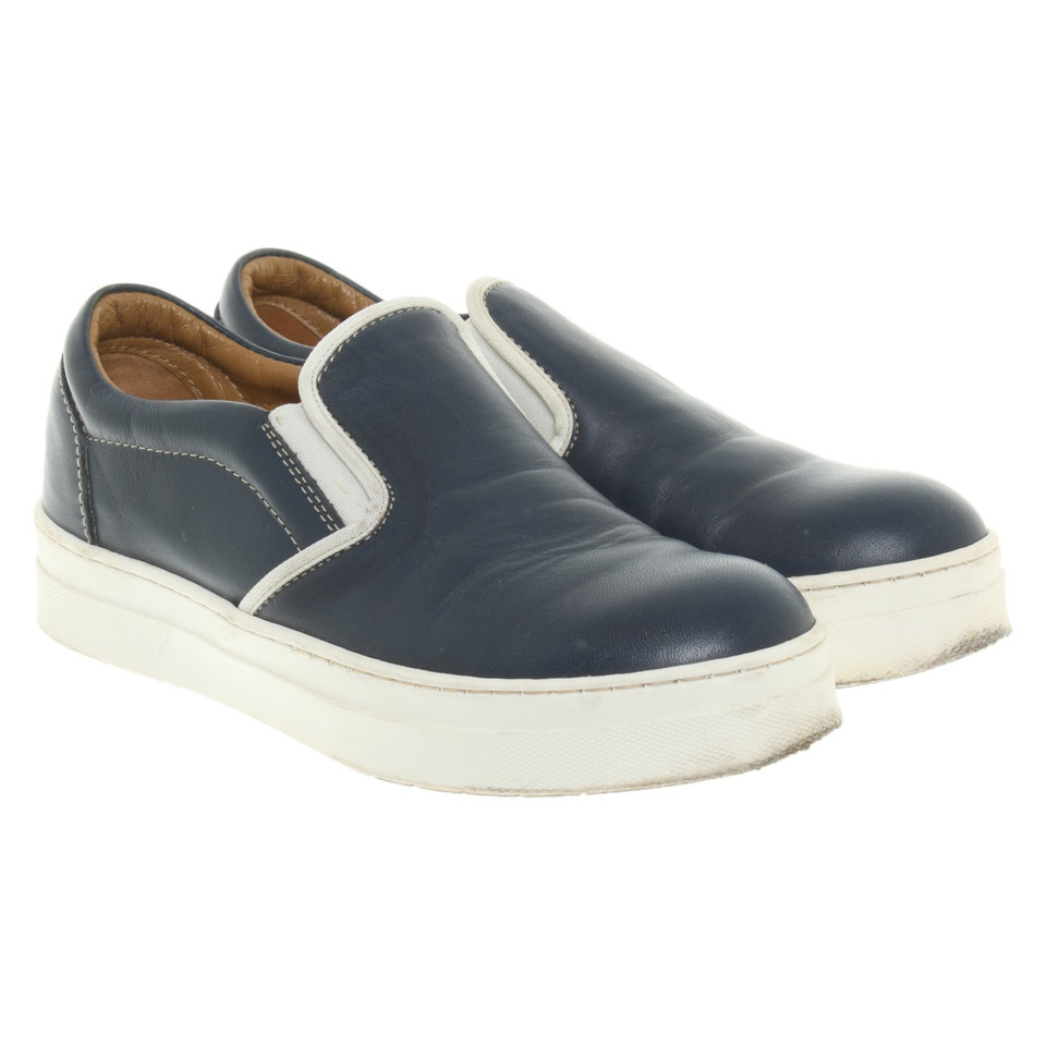Pollini Sneakers in blue / white