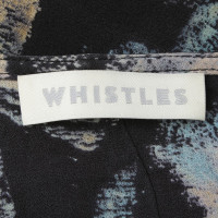 Whistles robe de soie multicolore