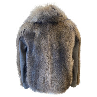 Brunello Cucinelli Jacket/Coat Fur in Grey