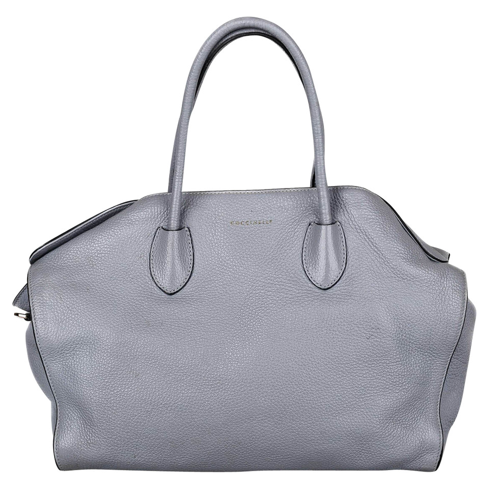 Coccinelle Shopper Leer in Grijs