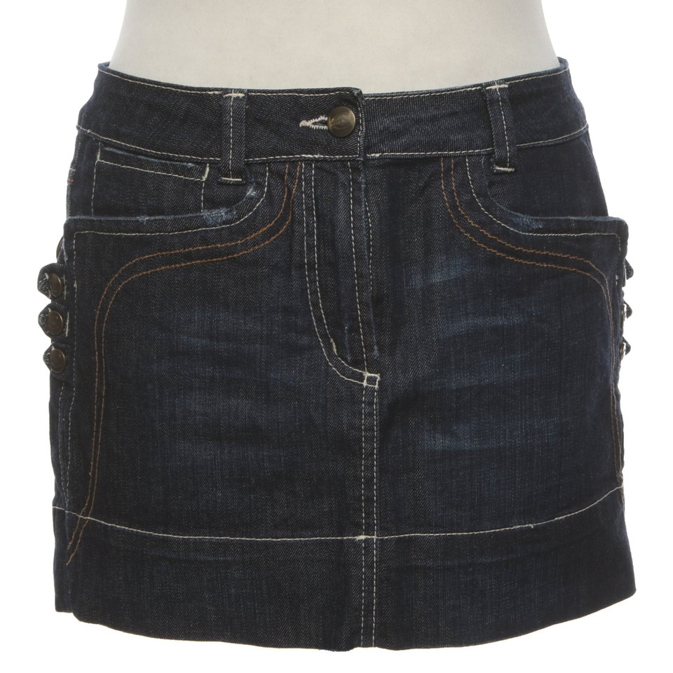 Just Cavalli Skirt Jeans fabric in Blue
