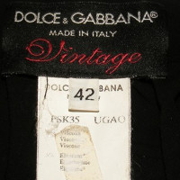 Dolce & Gabbana Zwarte Viscose Rok