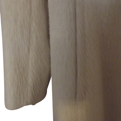 Les Copains Jacke/Mantel aus Wolle in Beige