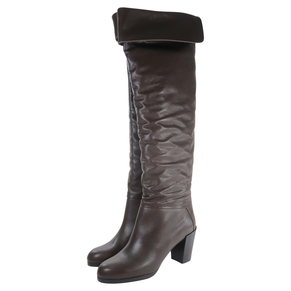 Veronique Branquinho Boots Leather in Brown