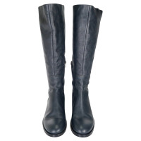 Jil Sander Leather Boots in Gray