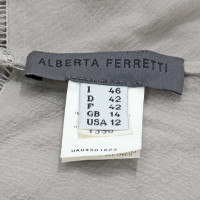 Alberta Ferretti Vestito in Seta in Grigio