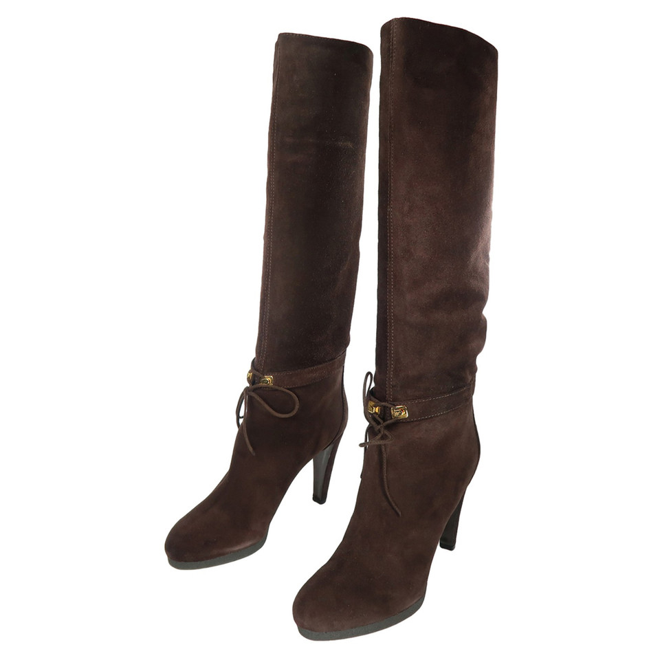 Sergio Rossi Bottes en marron