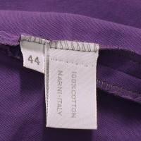 Marni Hose aus Baumwolle in Violett