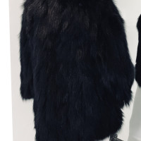 P.A.R.O.S.H. Black Fox Fur Jacket