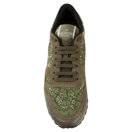 Valentino Garavani Sneakers aus Wildleder in Grün