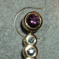 Christian Dior  Studs with colorful stones