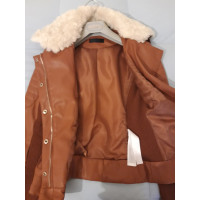 Twin Set Simona Barbieri Faux leather jacket for women Twin set j